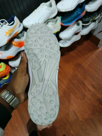 PUMA Rubber Spike Cricket Shoes - Mercury, 10