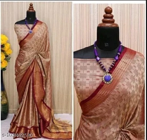 Aura cotton soft silk saree