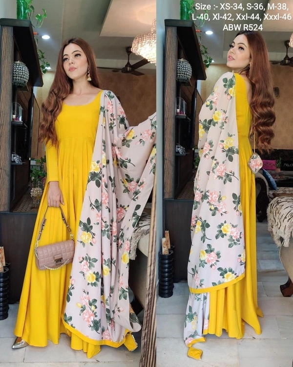 Anarkalis for your little occasions like haldi ceremony or wear this beautiful sunshine suit for rakhi π. All sizes available!! - S