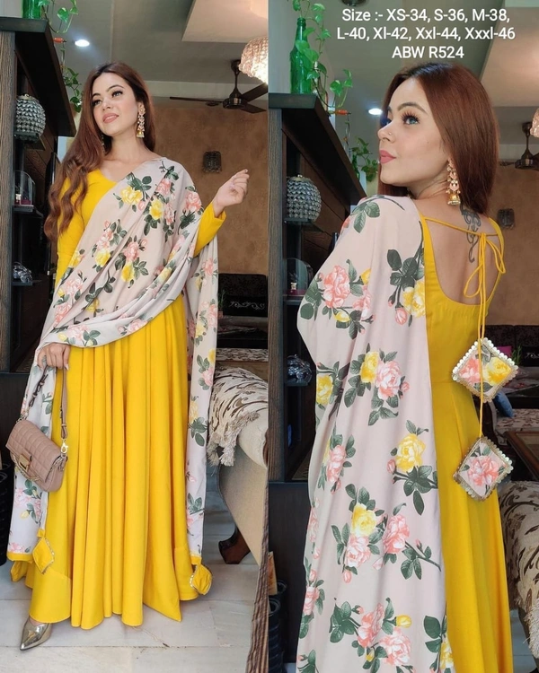 Anarkalis for your little occasions like haldi ceremony or wear this beautiful sunshine suit for rakhi π. All sizes available!! - S