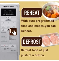 Panasonic Microwave Ovens Panasonic 20L Solo Microwave Oven - 20Ltrs, Silver