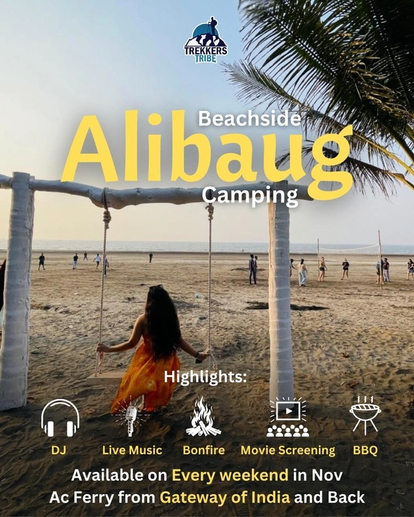 Special Beachside Alibaug Camping with Transport - 22nd - 23rd November