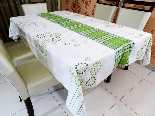 Doppelganger Homes 6 Seater Cotton Table Cover Set