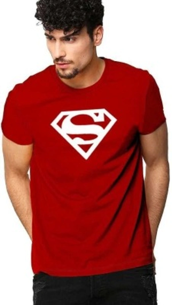 Graphic Print Men T-Shirt - Blue, L