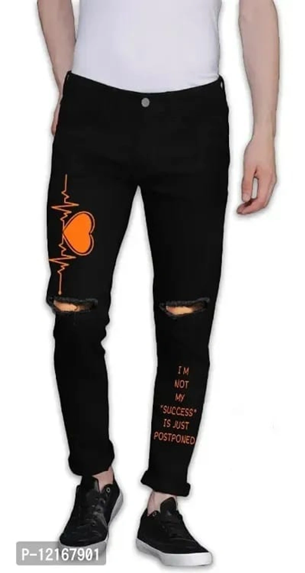 Stylish Denim Mid-Rise Jeans - 28, 30, 32, 34, BLACK