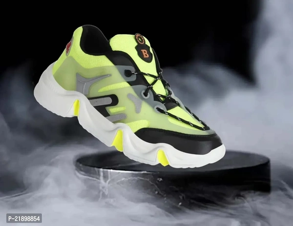 MENS TRENDY GREEN COLOURED SPORT SHOE - Malachite, 7