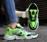 MENS TRENDY GREEN COLOURED SPORT SHOE - Malachite, 7