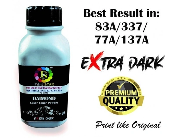  LASER TONER POWDER FOR HP 83A | 337 | 77A | 137A - 844399