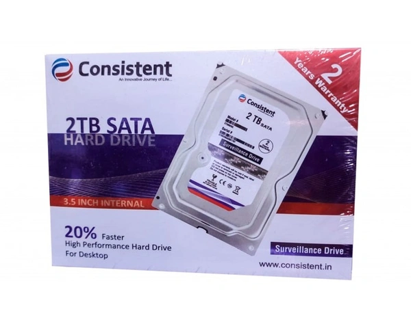 CONSISTENT PULLOUT INTERNAL HARD DISK 2TB SATA (2 YEAR) DESKTOP