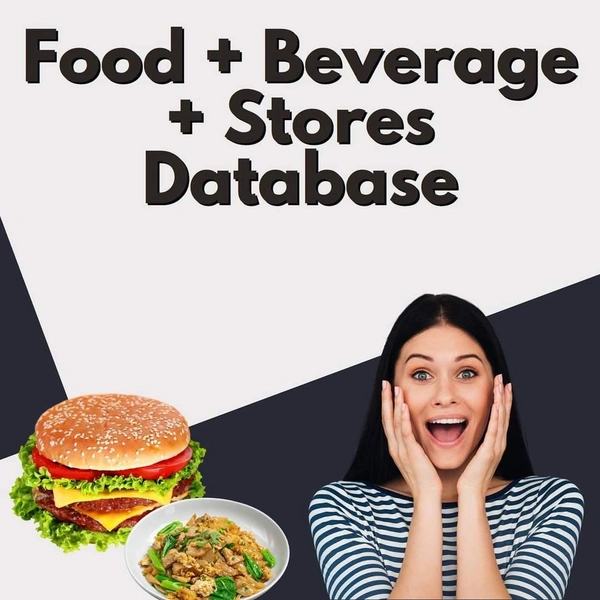Food, Beverages And Stores Database 