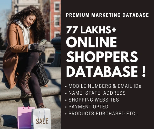 Online Shoppers Database With Premium Bonuses!