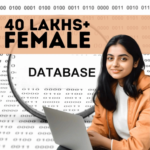 40 Lakhs Female Database