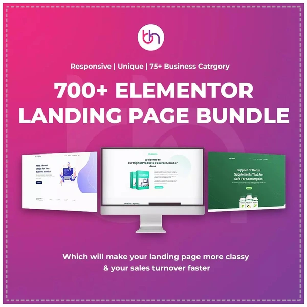 700+ Elementor Landing Page Bundle 