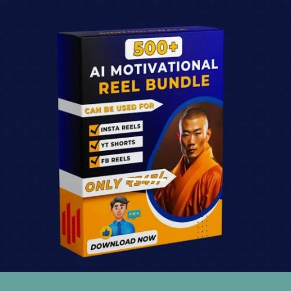 3500+ Viral Ready To Use AI & Motivational Reels Bundle 