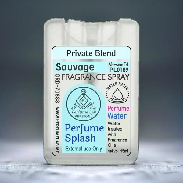 Sauvage Perfume Splash Pocket Spray - Version Id. PL0189