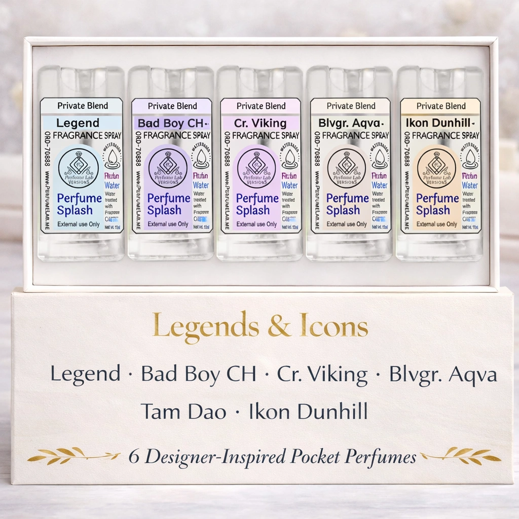 Legends & Icons - 6 Pocket Perfumes Set