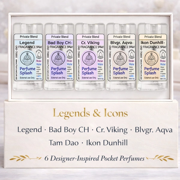 Legends & Icons - 6 Pocket Perfumes Set