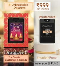 Diwali Gift - Customized Pocket Perfume - Pack of 12