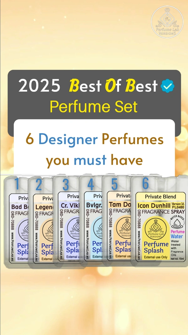 6 Must Have Perfumes @ ₹490
