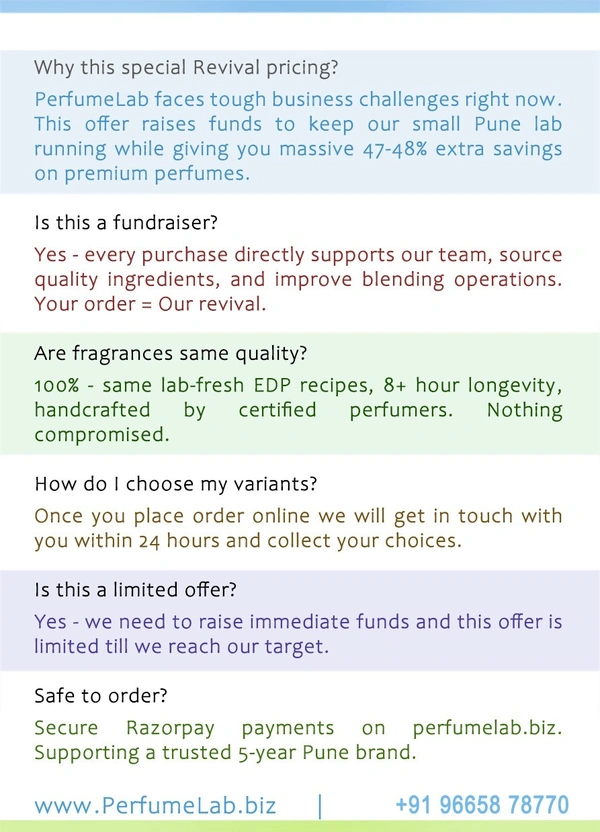 Revive Pack 4500 - 11 Perfume Pack - Revive Offer