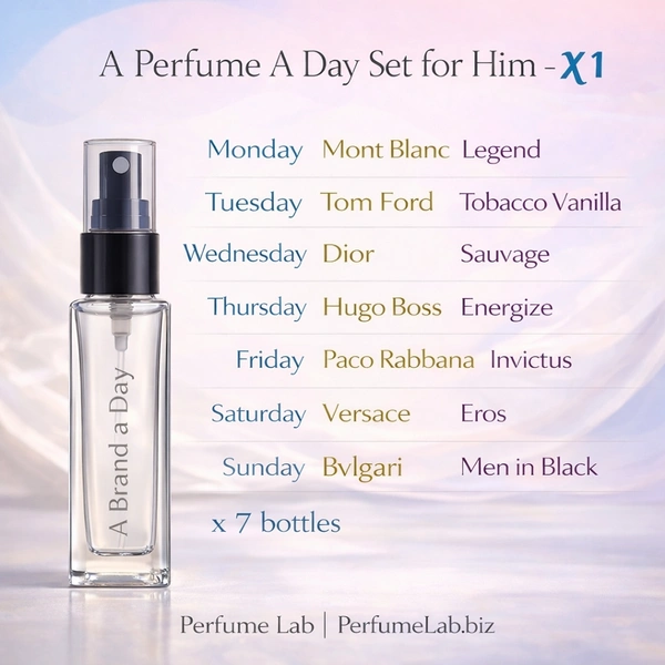 His X1 - A Perfume A Day Set
