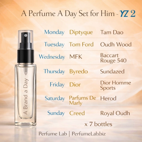 His YZ2 - A Perfume A Day Set