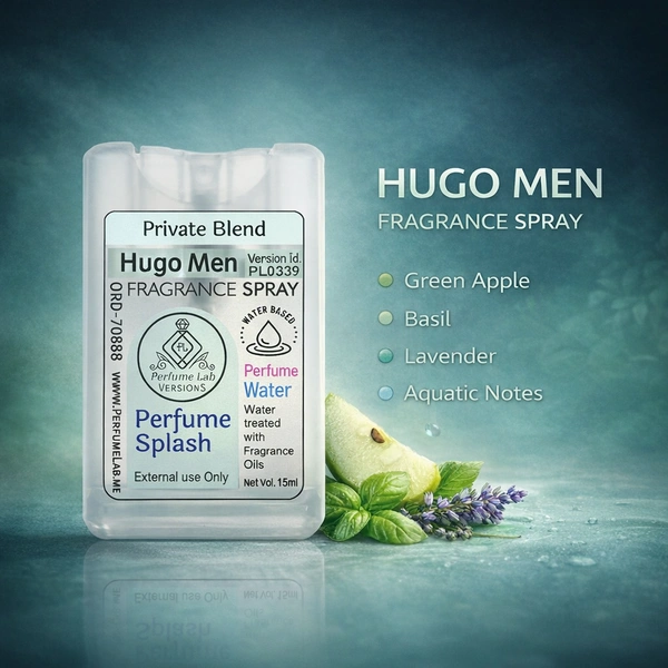 Hugo Men Perfume Splash Pocket Spray - Version Id. PL0339
