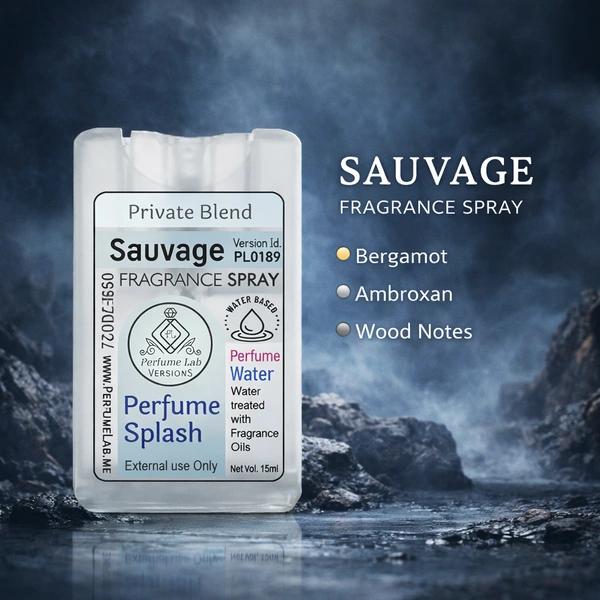 Sauvage Perfume Splash Pocket Spray - Version Id. PL0189