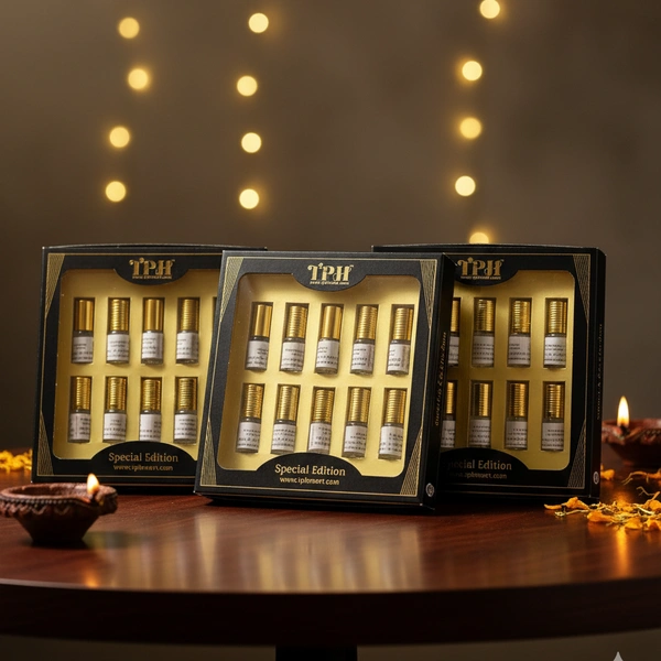Diwali Gift Set - 10 Premium Perfume Oils - Single Pack
