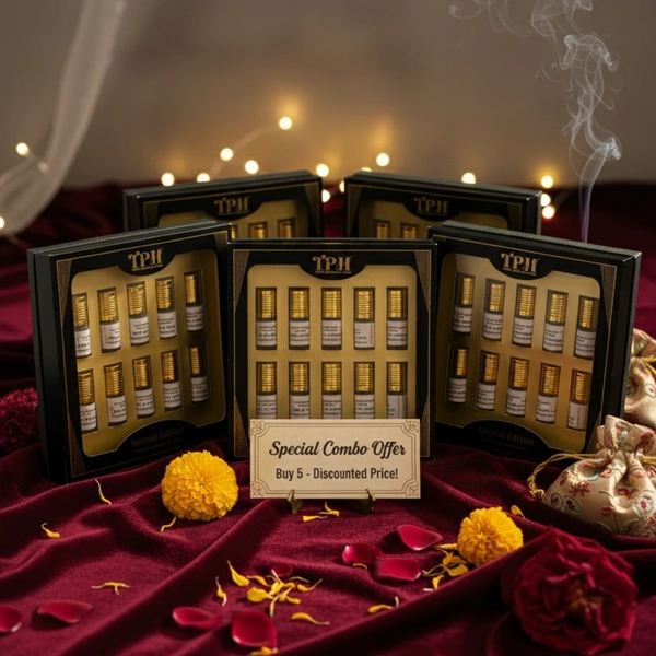 Diwali Gift Set - 10 Premium Perfume Oils - 5 @ Price of 3