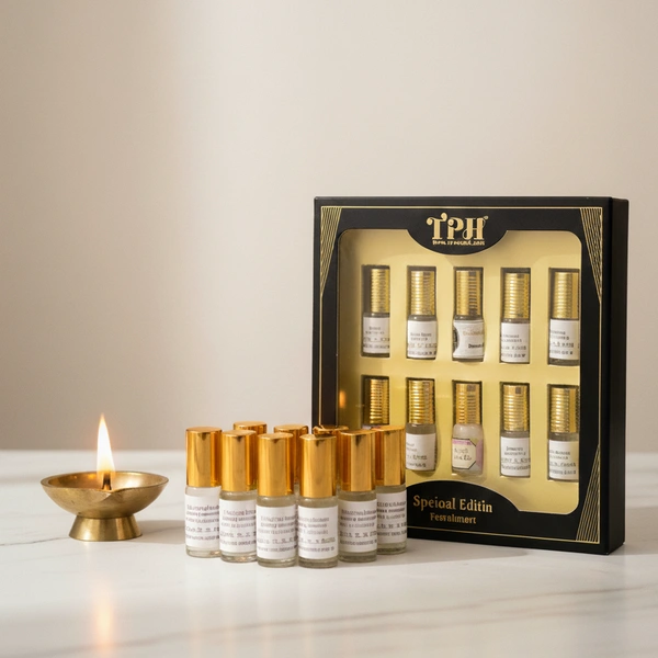 Diwali Gift Set - 10 Premium Perfume Oils