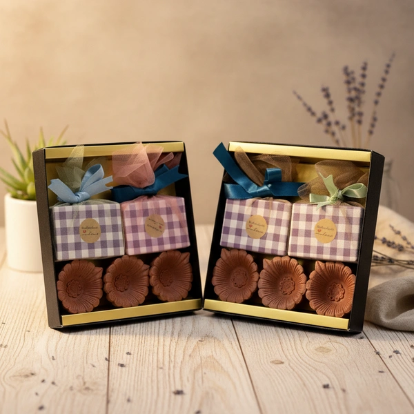 Diwali Gift - Handmade Perfume Soap & Diya - Single Pack