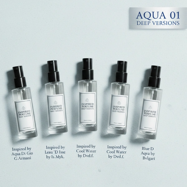 AQUA 01 Deep Versions - NANO Spray Set of 5