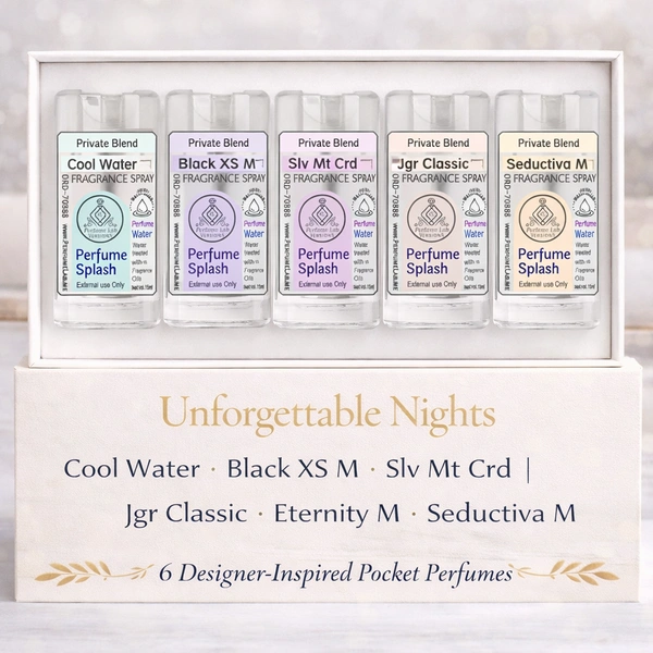Unforgettable Nights - 6 Pocket Perfumes Set