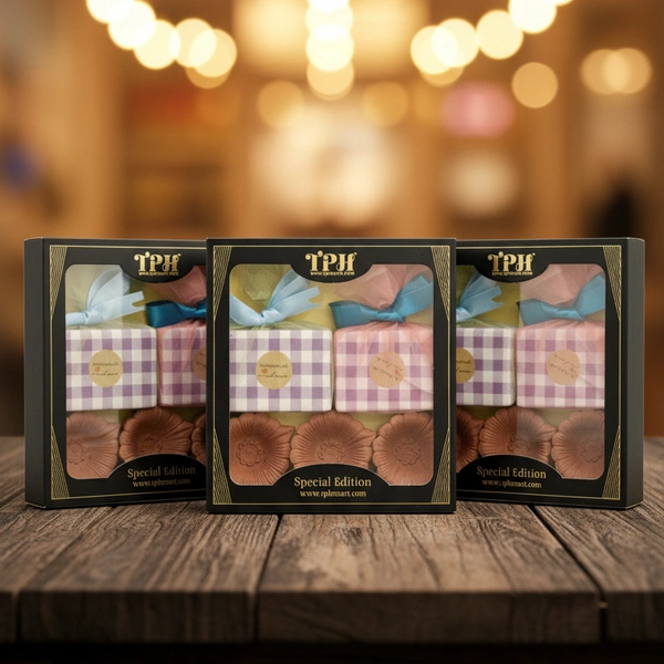 Diwali Gift - Handmade Perfume Soap & Diya - 3 @ price of 2