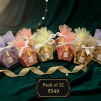 Diwali Gift - Diya with Attar Set - Pack of 25
