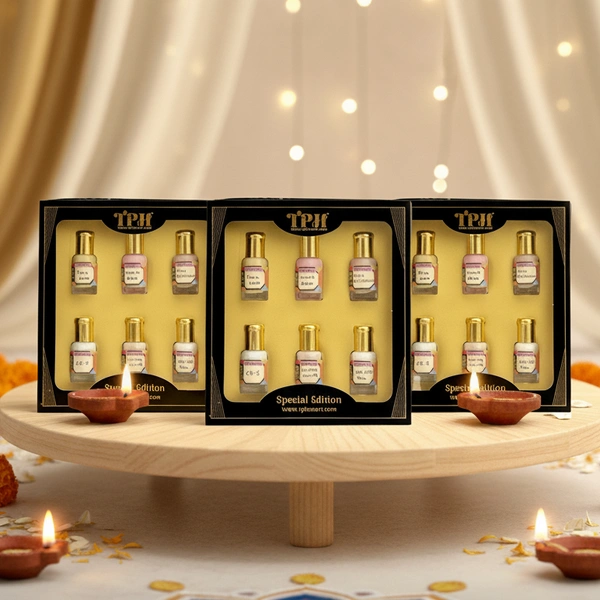 Diwali Gift - 6-in-1 Attar Cream Roll-on Set - 3 @ price of 2