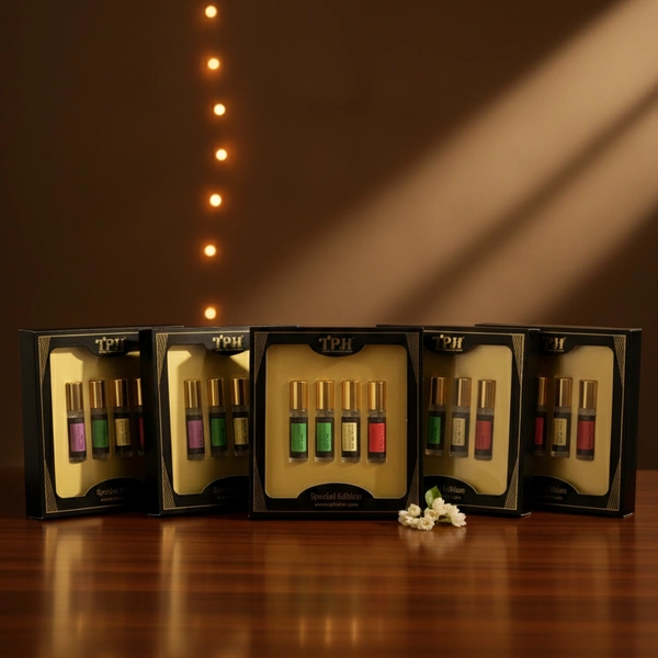 Diwali Gift - Luxury 4-in-1 Perfume Oil Set - 5 @ Price of 3