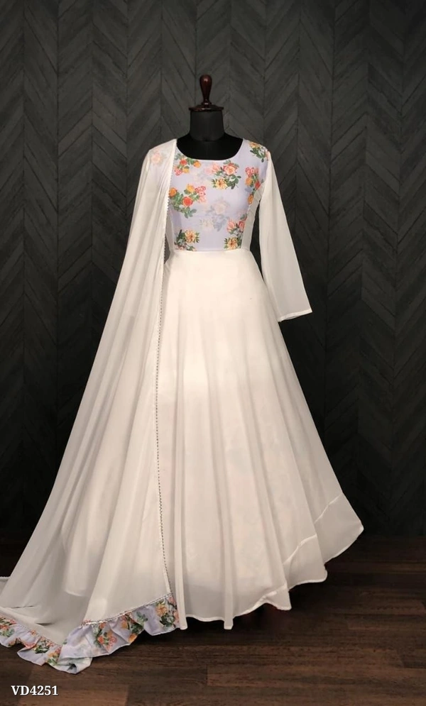 Digital Print Gown* - M