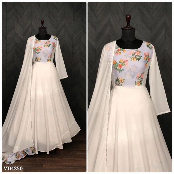 Digital Print Gown* - M