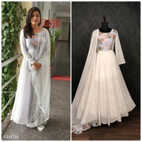 Digital Print Gown* - L