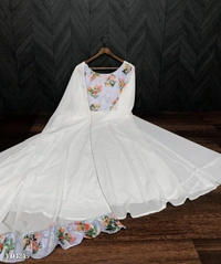 Digital Print Gown* - L