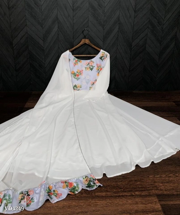 Digital Print Gown* - L