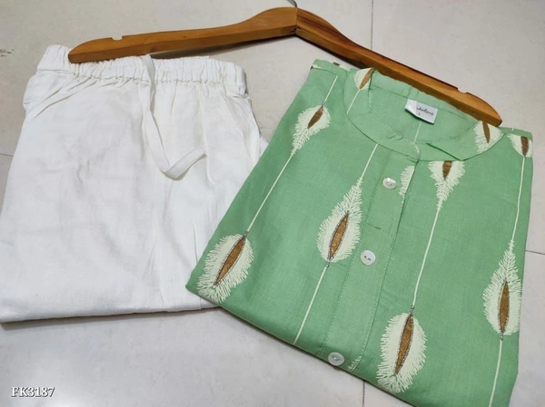 Beautiful Kurta And Pant - XL, Green