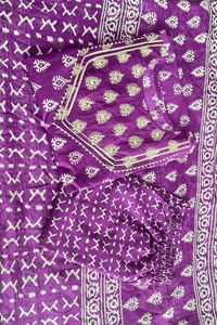 Lomg Flair Kurti With Pant* - Purple, M