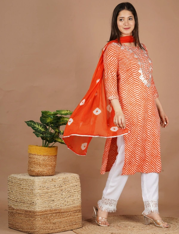 👗Evergreen all day in our new LEHERIYA Suit set. - XXL, Orange