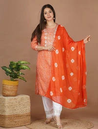 👗Evergreen all day in our new LEHERIYA Suit set. - XXL, Orange