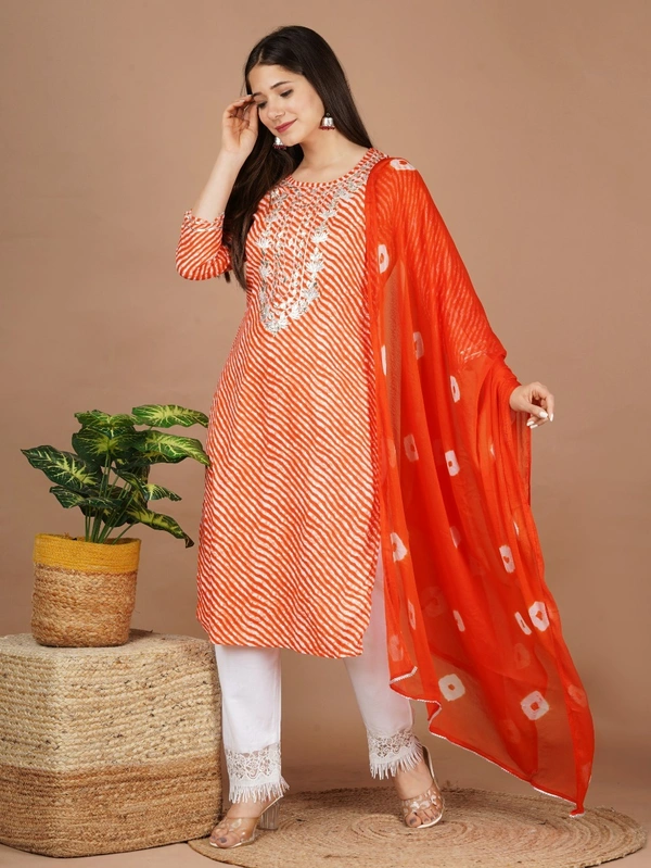 👗Evergreen all day in our new LEHERIYA Suit set. - XXL, Orange