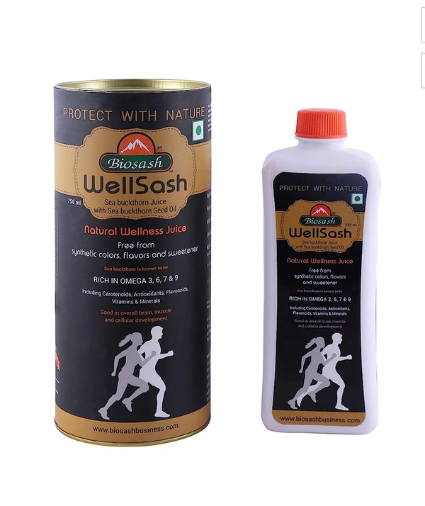 Biosash Wellsash Sea buckthorn Juice With Sea buckthorn Seed Oil
