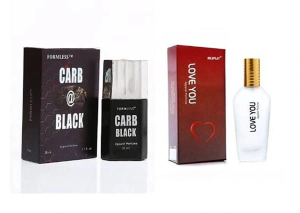 COMBO PERFUME LOVE YOU 25 ML + CARB BLACK 30 ML PERFUME. BEST COMBO FOR MEN AND WOMEN